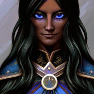 Kyptána - Female Dark Elf Warlock